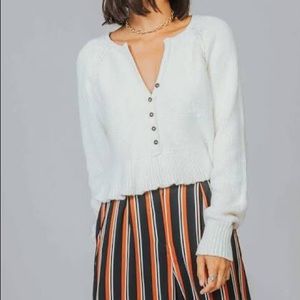 Free People crop sweater